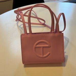 mini pink teflar bag